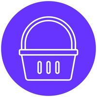 Shopping Basket Vector Icon Style