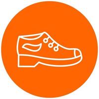 Casual Shoes Vector Icon Style