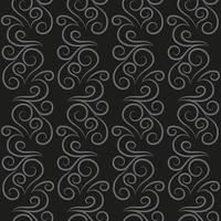 Seamless pattern, light linear pattern, monogram on a dark background. Design for banner, leaflet, print, poster, wallpaper, fabric. Abstract geometry. vector