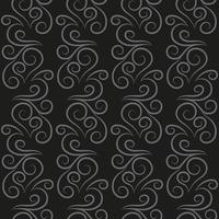 Seamless pattern, light linear pattern, monogram on a dark background. Design for banner, leaflet, print, poster, wallpaper, fabric. Abstract geometry. vector