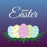 Happy Easter premium vector illustration