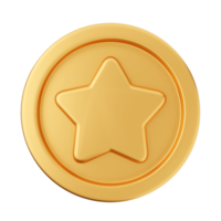 3d coin gold bronze silver icon png