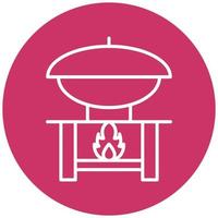 Chafing Dish Vector Icon Style