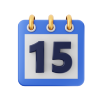 3d Kalender Veranstaltung Datum Tag Zeitplan Symbol Illustration png