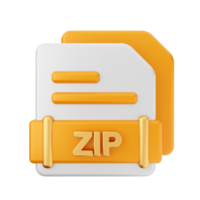 3d file ZIP format icon png