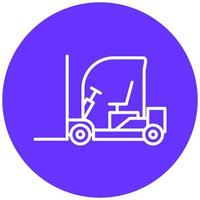 Forklift Vector Icon Style