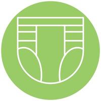 Diaper Icon Style vector