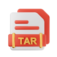 3d file TAR format icon png