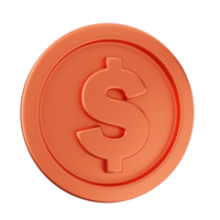 3d coin gold bronze silver icon png