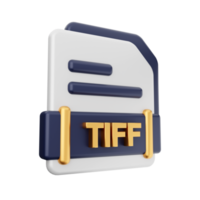 3d fichier tiff format icône png