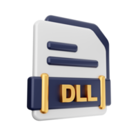 3d fil dll formatera ikon png