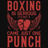 Boxing or fighting typographic graphics tshirt design vector