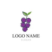 Grapes vector icon illustration design