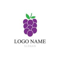 Grapes vector icon illustration design