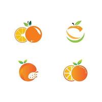 Orange logo design vector