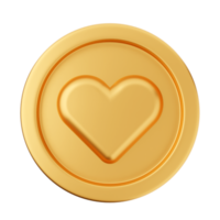 3d coin gold bronze silver icon png