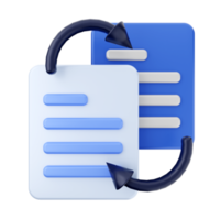 3d file copy share folder icon illustration png