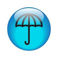 Illustration Vector Graphic of Umbrella icon