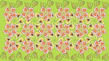 illustration vector graphic of background '70s color style
