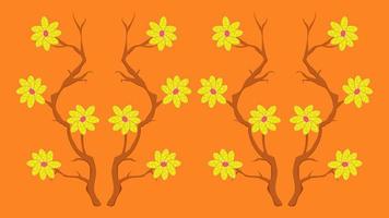 illustration vector graphic of background '70s color style