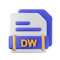 3d Datei dw Format Symbol png