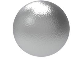 Textured metal sphere. 3d render. photo