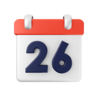 3d calendar event date day schedule icon illustration png