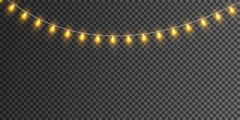 String Lights Vector Art & Graphics