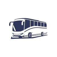 Travel Bus Logo Template with white Background. Suitable for your design need, logo, illustration, animation, etc. vector