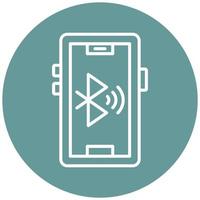 Bluetooth Searching Icon Style vector