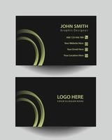 modern creative and stylist business card design vector