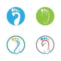 foot Logo Template vector icon