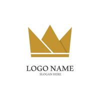 Crown Logo Template vector icon