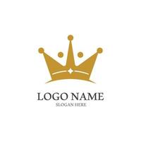 Crown Logo Template vector icon