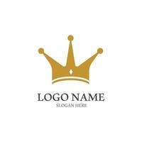 Crown Logo Template vector icon