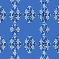 blue geometric ethnic pattern illustration background photo