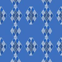 blue geometric ethnic pattern illustration background photo