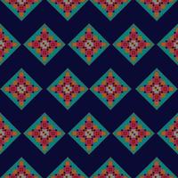 green geometric ethnic pattern illustration background photo
