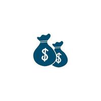 Money Bag icon Template vector