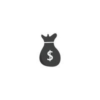 Money Bag icon Template vector