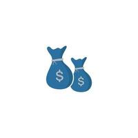 Money Bag icon Template vector