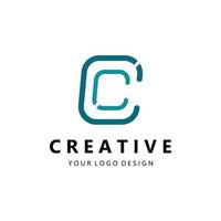 C Letter Logo Template vector