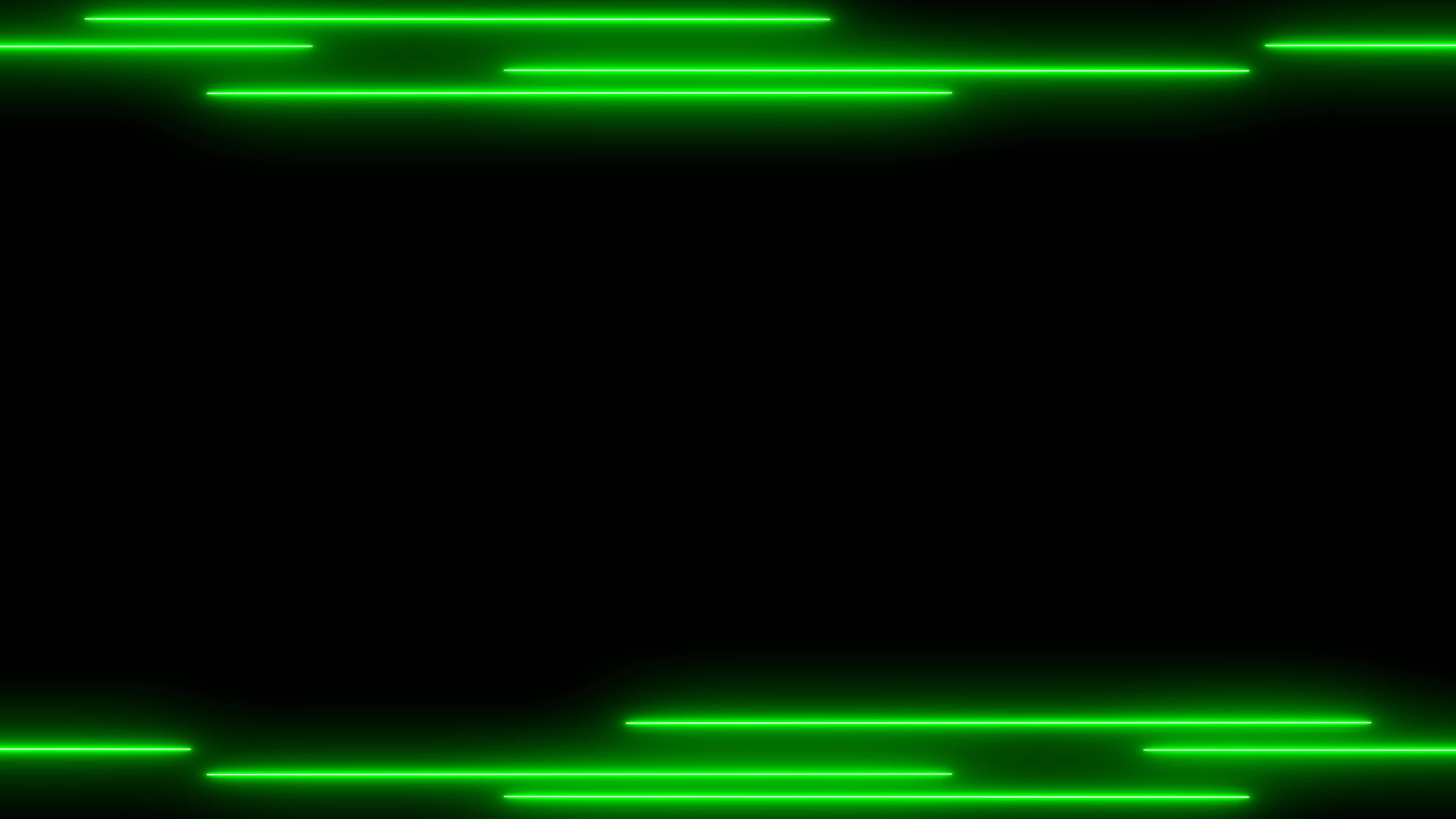 Green Laser Effect Glowing Neon Frame Background With Empty Space Area Green Laser Effect Glowing Neon Frame Background With Empty Space Area