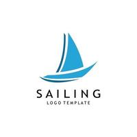 sailboat illustration design vector template