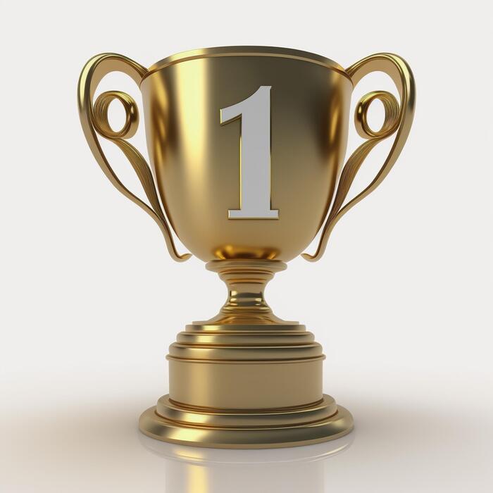 Number 1 Trophy Stock Photos, Images and Backgrounds for Free Download