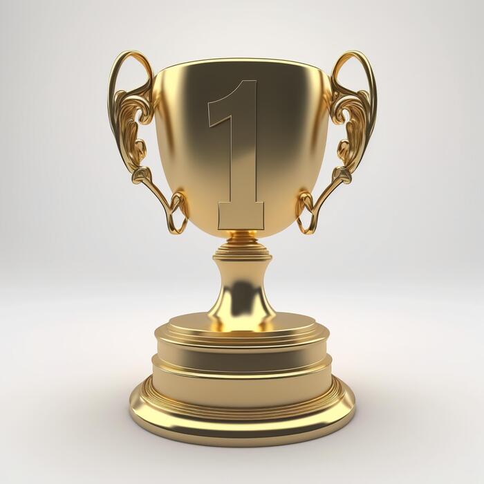 Number 1 Trophy Stock Photos, Images and Backgrounds for Free Download
