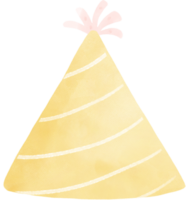 cute sweet pastel polka dot festive party hat watercolor png