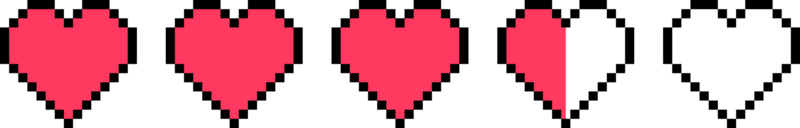 Heart rating review icon png