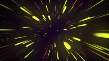 looping yellow neon motion background video