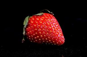 fruta de fresa roja foto